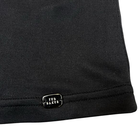 Ted Baker Silk Cami Top Womens Size  8 Black Designer Sequins Rhinestones Sexy - Picture 5 of 10